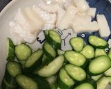 イカときゅうりの中華炒め作り方1写真