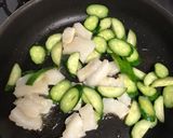 イカときゅうりの中華炒め作り方2写真