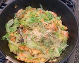 簡単！米無し蟹レタス炒飯作り方5写真