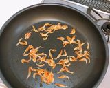 桜えびと小松菜としめじのサッと炒め作り方2写真