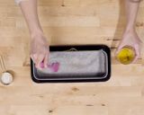 チョコがけヨーグルトスポンジケーキ作り方1写真