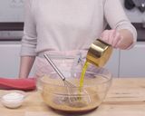 チョコがけヨーグルトスポンジケーキ作り方3写真