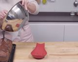 チョコがけヨーグルトスポンジケーキ作り方8写真