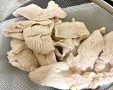 俺流!茹で鶏の梅干しキムチ和え作り方8写真