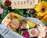 高校1年女子お弁当♡2020.06.25作り方1写真