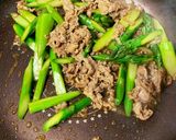 簡単☆牛肉とアスパラのオイスター炒め作り方4写真