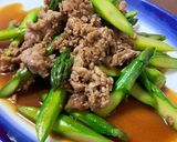 簡単☆牛肉とアスパラのオイスター炒め作り方5写真