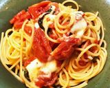 モッツアレラチーズとバジルのトマトパスタ作り方5写真