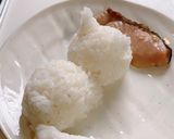 朝ごはんに✨魚を食べる　ご飯　ねこ作り方4写真