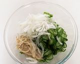 お野菜モリモリ♪焼豚水菜サラダ作り方3写真