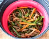 レンジでダイエット!きんぴらこんにゃく作り方5写真