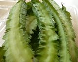四角豆(うりずん豆)のベーコン炒め作り方1写真
