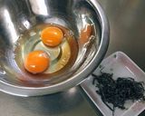 おにぎりの具　塩昆布卵焼き作り方1写真