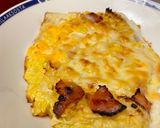 カットキャベツ半分チーズ焼きオムレツ作り方8写真
