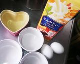 市販のmilkティーでブリュレ☺️プリン作り方1写真