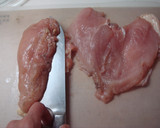 鶏むね肉のチーズサンド（グリル焼き）作り方1写真