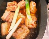 簡単豚バラ角煮(和風)作り方2写真