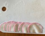 ★美し薔薇食べられる薔薇　かまぼこアート作り方4写真