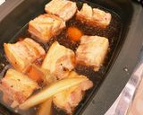 簡単豚バラ角煮(和風)作り方3写真