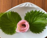 ★美し薔薇食べられる薔薇　かまぼこアート作り方7写真