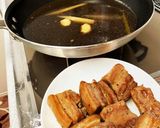 簡単豚バラ角煮(和風)作り方4写真
