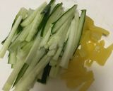 たくあんとキュウリの簡単サラダ作り方1写真