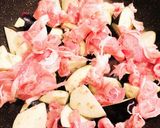 簡単、豚肉とナスの生姜ポン酢炒め作り方3写真