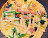 冷凍ポテトで簡単！スパニッシュオムレツ☆作り方4写真