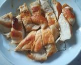 簡単!焼きチキンのピリ辛ソースかけ作り方1写真