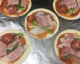 餃子の皮でお手軽ピザ作り方2写真