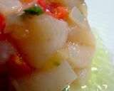 緑茶と帆立とトマトのカクテル作り方33写真