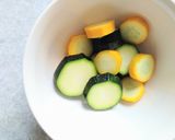鮭とズッキーニの照り焼き♪作り方1写真