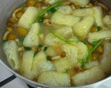 なめこと三つ葉の味噌汁♪作り方4写真