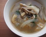 舞茸と玉ねぎの味噌汁♪作り方5写真