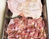 夏野菜で♡チキンの蒸し煮作り方1写真