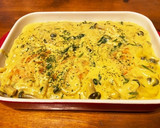 鮭とほうれん草のカレークリーム煮作り方7写真
