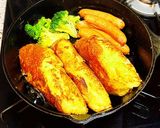 スキレットでホテル朝食風フレンチトースト作り方6写真