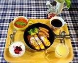 スキレットでホテル朝食風フレンチトースト作り方7写真