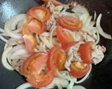 夏の炒めもの！　トマトと豚肉の卵炒め作り方4写真