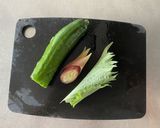 豆腐と生スピルリナの冷や汁風のっけ蕎麦作り方1写真