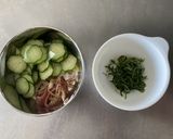 豆腐と生スピルリナの冷や汁風のっけ蕎麦作り方2写真