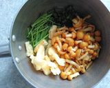 なめこと三つ葉の味噌汁♪作り方2写真
