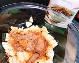 オートミール入りアップルクランブルケーキ作り方3写真