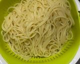 ハンバーグナポリタンパスタ作り方8写真