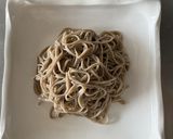豆腐と生スピルリナの冷や汁風のっけ蕎麦作り方9写真