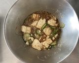 豆腐と生スピルリナの冷や汁風のっけ蕎麦作り方8写真