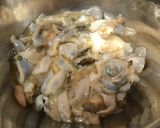 バター醤油香る♡ホタテのヒモ炊き込みご飯作り方1写真