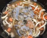 バター醤油香る♡ホタテのヒモ炊き込みご飯作り方3写真