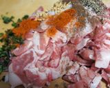 豚小間肉でスパイスソーセージ作り方1写真