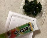 納豆とワカメのわさびご飯作り方1写真